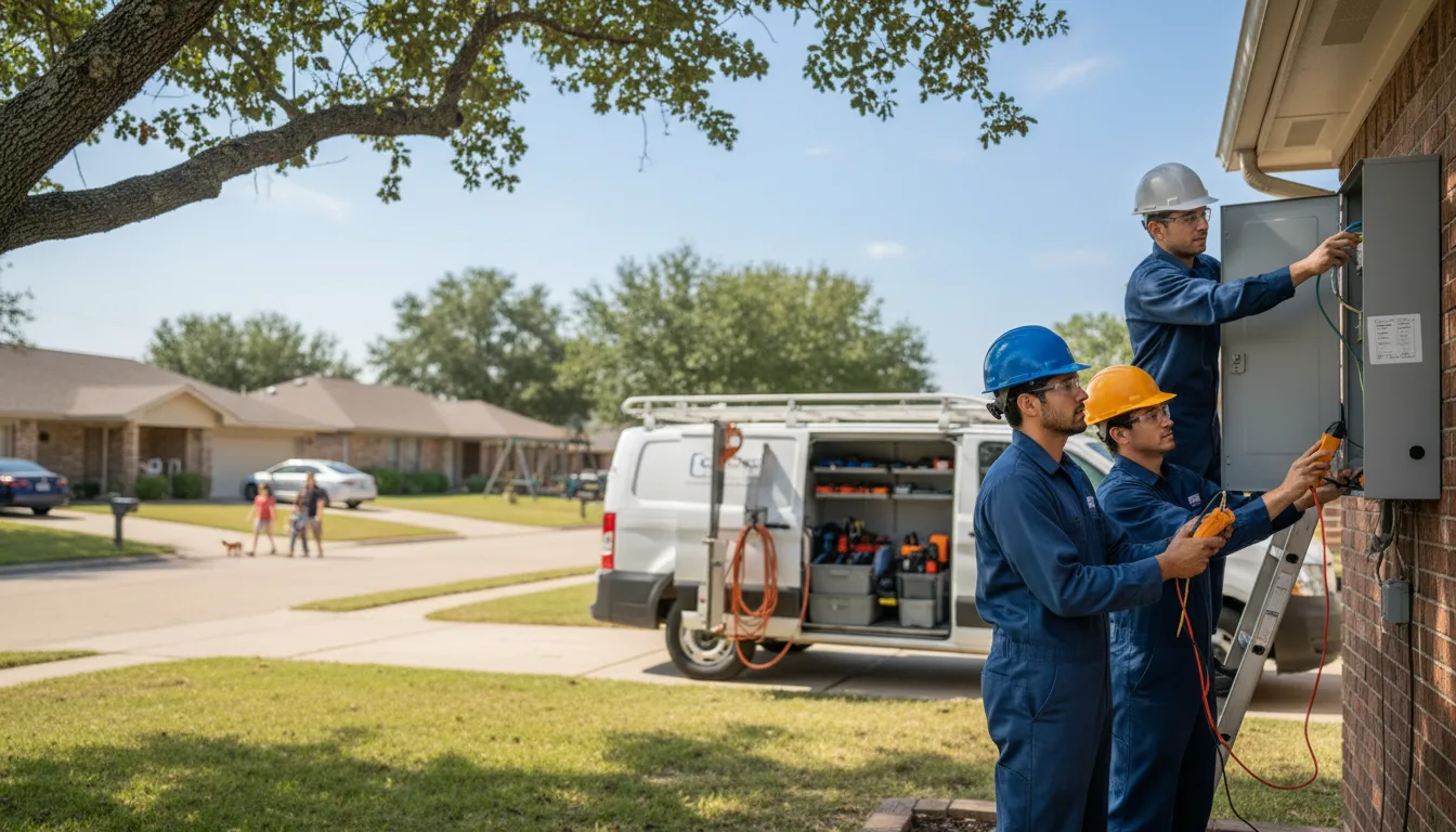 Certified electrician providing emergency electrical services in Oakville, IN